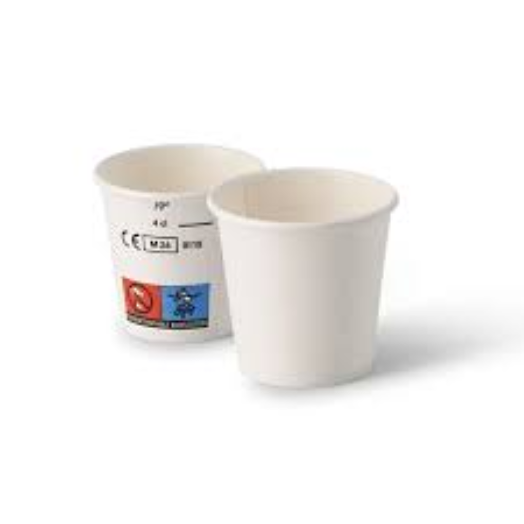 ECSTACY 2.5OZ WHITE SHOT CUPS 50S